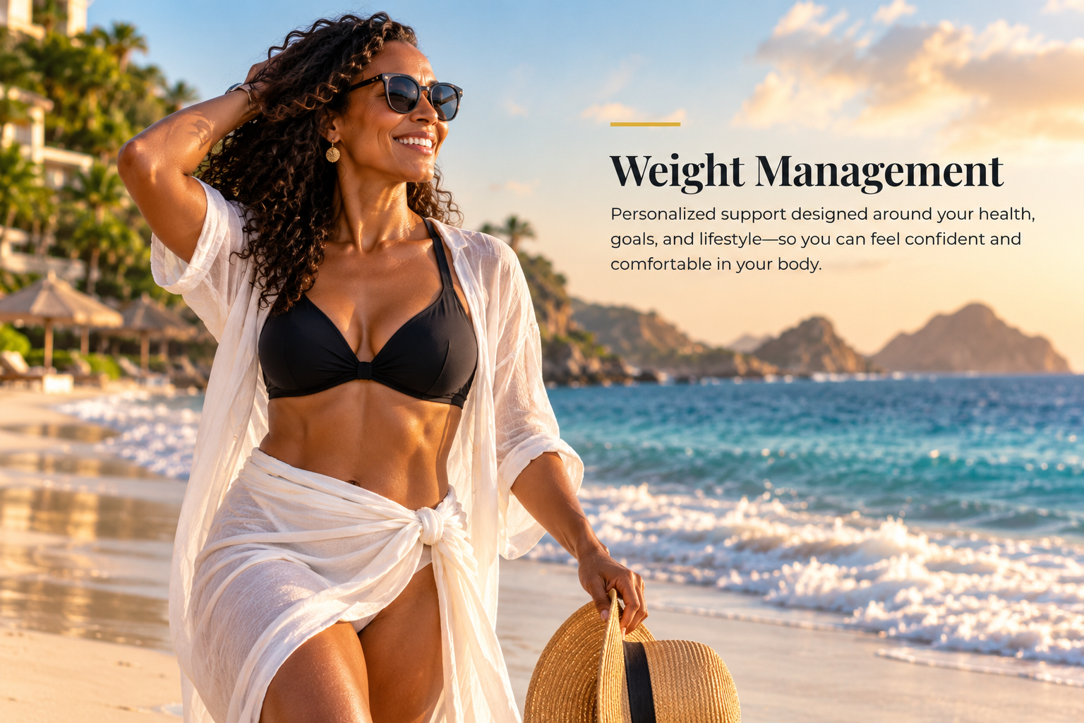 Weight Management — personalized support designed around your health, goals, and lifestyle so you can feel confident and comfortable in your body.