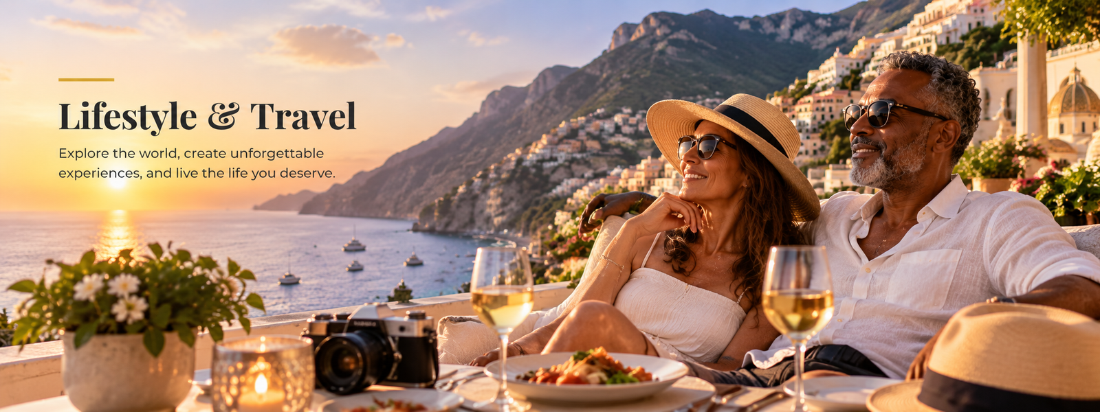 Lifestyle & Travel — a Mediterranean resort escape.